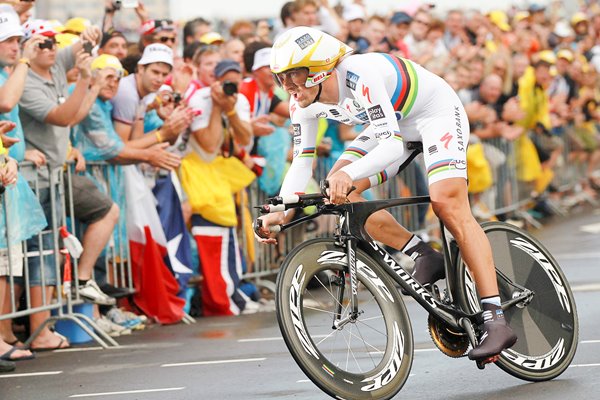 Fabian Cancellara wins Prologue - 2010 Tour