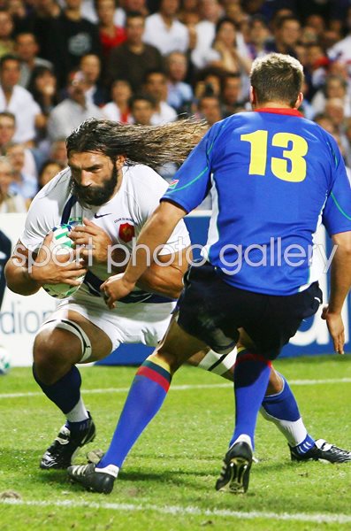 Sebastien Chabal France v Namibia Rugby World Cup 2007