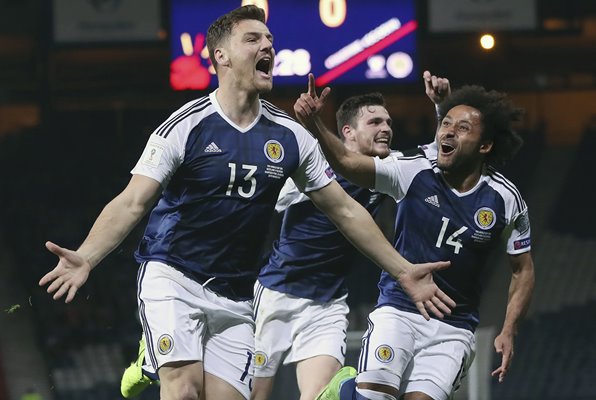 Chris Martin Scotland goal v Slovenia Hampden Park 2017