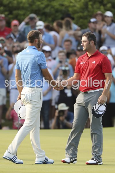 Jon Rahm & Dustin Johnson World Golf Match Play Austin 2017