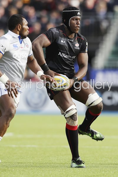 Maro Itoje Saracens v Bath Premiership 2017