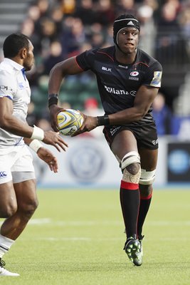 Maro Itoje Saracens v Bath Premiership 2017