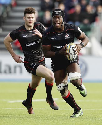 Maro Itoje Saracens v Bath Premiership 2017