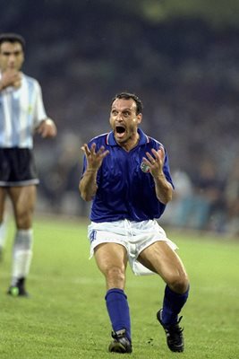 Salvatore Schillaci Italy v Argentina World Cup 1990