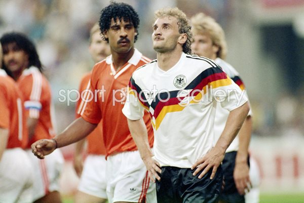 Rudi Voller & Frank Rijkaard World Cup 1990