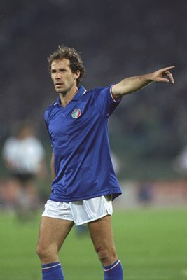 Franco Baresi Italy v Austria World Cup 1990