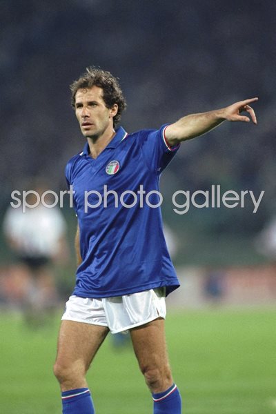 Franco Baresi Italy v Austria World Cup 1990