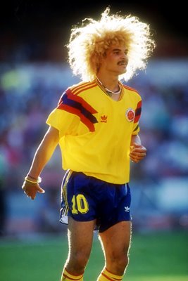 Carlos Valderrama Columbia World Cup 1990