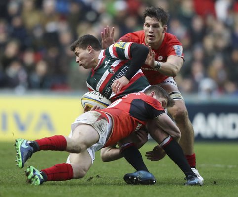 Ben Youngs Leicester Tigers v Owen Farrell Saracens 2017