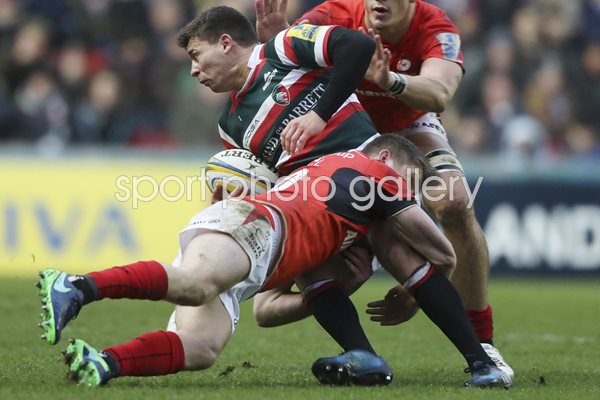 Ben Youngs Leicester Tigers v Owen Farrell Saracens 2017