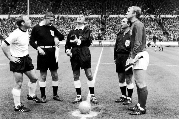 World Cup Coin Toss England v West Germany 1966