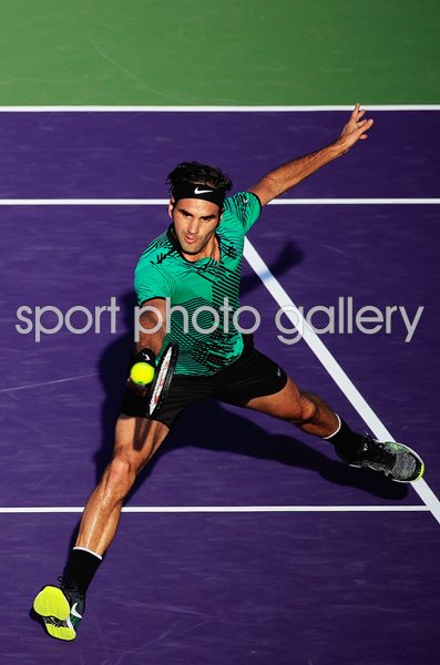 Roger Federer Miami Open Key Biscayne Florida 2017