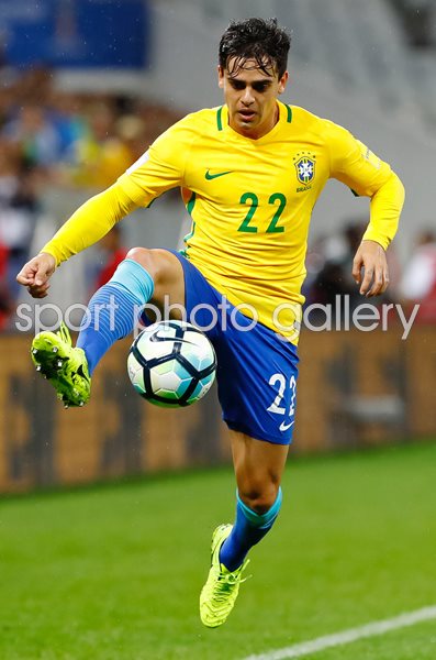 Fagner Brazil v Paraguay World Cup 2018 Qualifier 