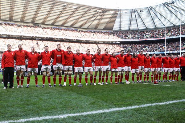 Wales line up Twickenham 2012