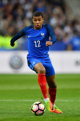Kylian Mbappe France v Spain Paris 2017