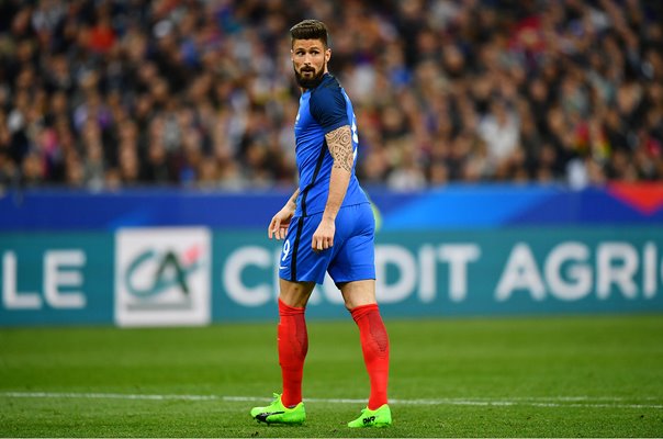 Olivier Giroud France v Spain Paris 2017