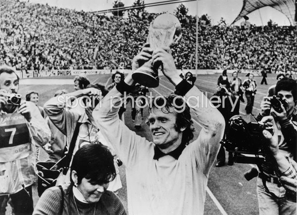 Sepp Maier West Germany 1974 World Cup trophy