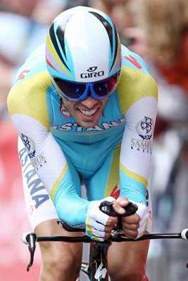 Alberto Contador of Astana - Prologue 2010