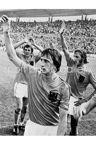 Johnny Rep, Johan Cruyf, Johan Neeskens Holland 1974