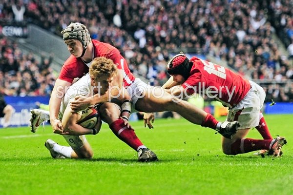 David Strettle near miss v Wales 2012