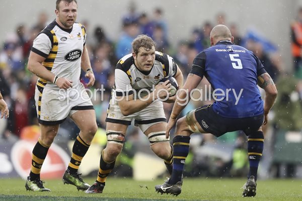 Joe Launchbury Wasps v Leinster Wasps Champions Cup 2017