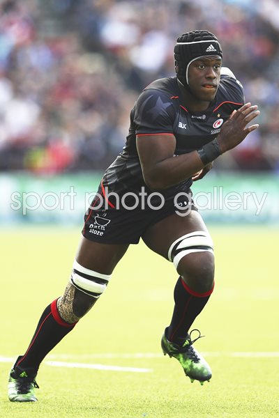 Maro Itoje Saracens v Glasgow Warriors Champions Cup 2017