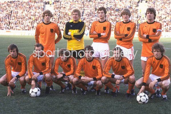 Holland line up v Argentina 1978