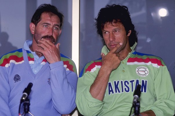 Imran Khan Pakistan & Graham Gooch England World Cup 1992