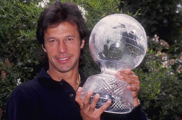 Imran Khan Pakistan World Cup Trophy 1992