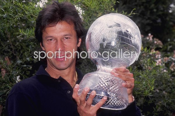 Imran Khan Pakistan World Cup Trophy 1992