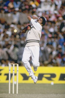 Kapil Dev India v England ODI Jaipur 1983