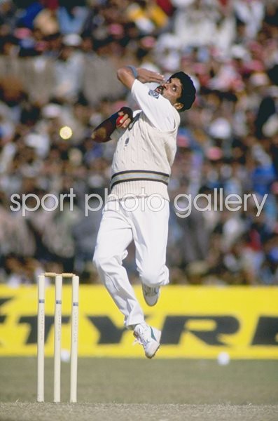 Kapil Dev India v England ODI Jaipur 1983