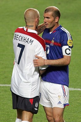 Zinedine Zidane France v England Euro Lisbon 2004