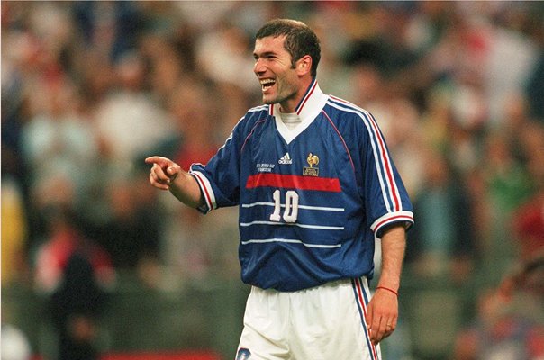 Zinedine Zidane France v Brazil World Cup Final 1998