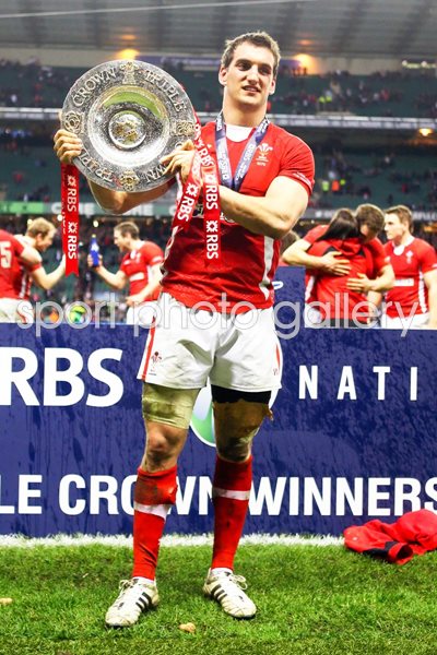 Sam Warburton Triple Crown Wales 2012 