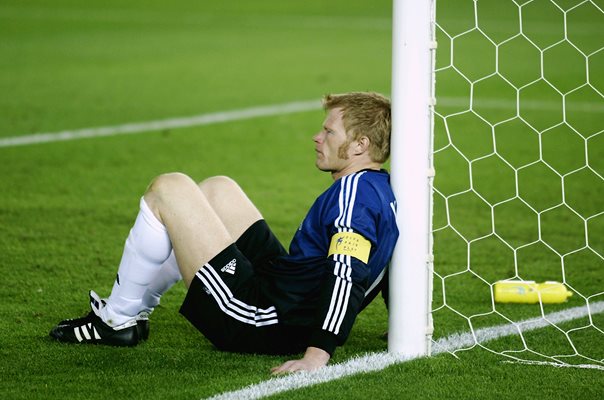 Oliver Kahn Germany v Brazil World Cup Final 2002