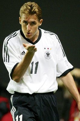 Miroslav Klose Germany v Saudi Arabia World Cup 2002