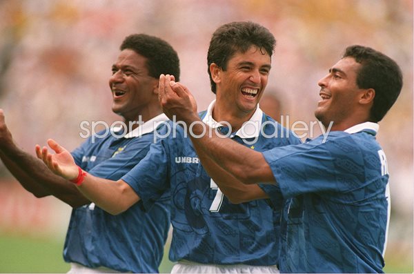 Bebeto & Romario Brazil Goal Celebration World Cup 1994