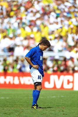 Roberto Baggio Italy Penalty v Brazil World Cup Final 1994