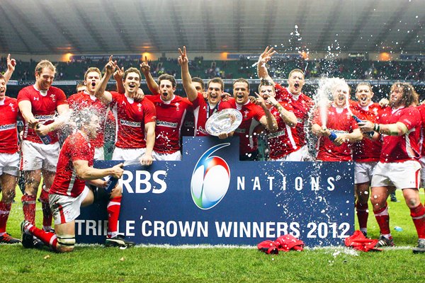 Wales Triple Crown Winners Twickenham 2012