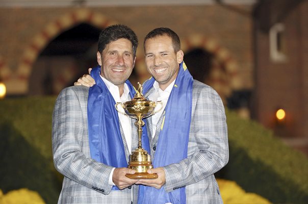 Sergio Garcia & Jose Maria Olazabal Ryder Cup 2012