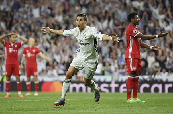 Cristiano Ronaldo Real Madrid v Bayern Champions League 2017