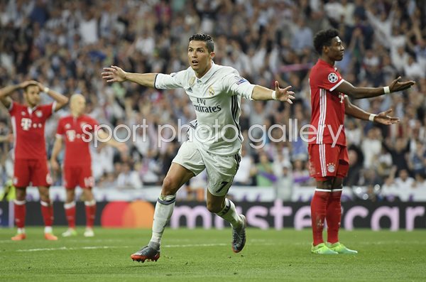 Cristiano Ronaldo Real Madrid v Bayern Champions League 2017
