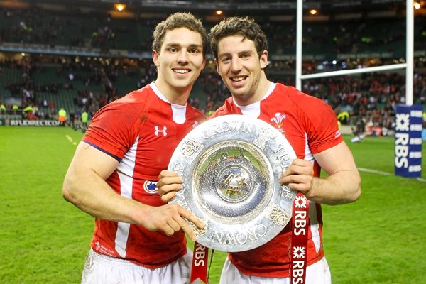 George North & Alex Cuthbert Twickenham 2012