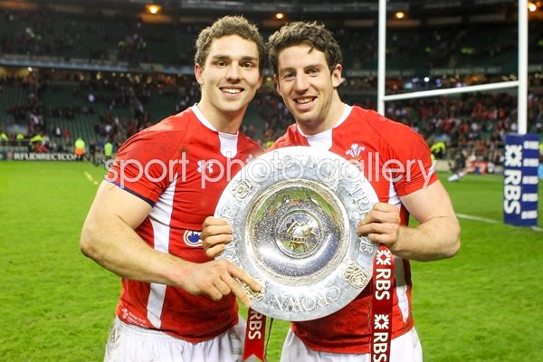 George North & Alex Cuthbert Twickenham 2012