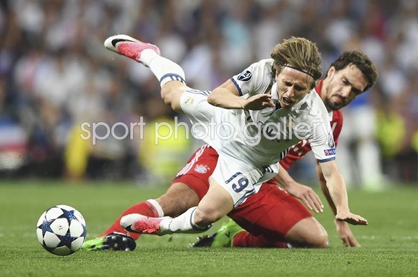 Luka Modric Real Madrid CF v Bayern Champions League 2017
