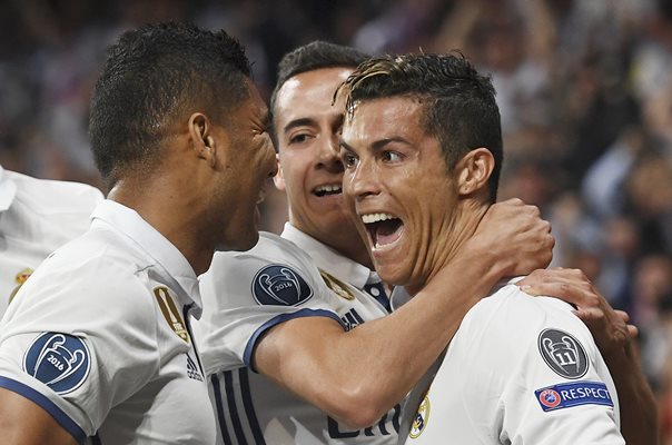 Cristiano Ronaldo Real Madrid v Bayern Champions League 2017