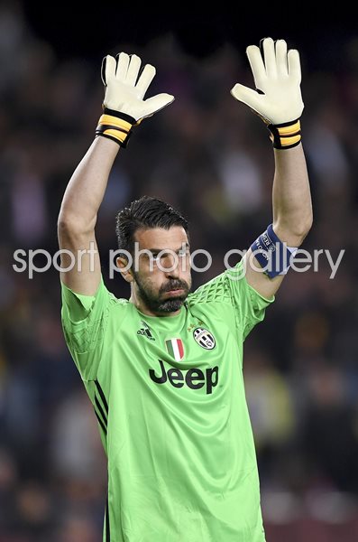 Gianluigi Buffon Juventus v Barcelona Champions League 2017