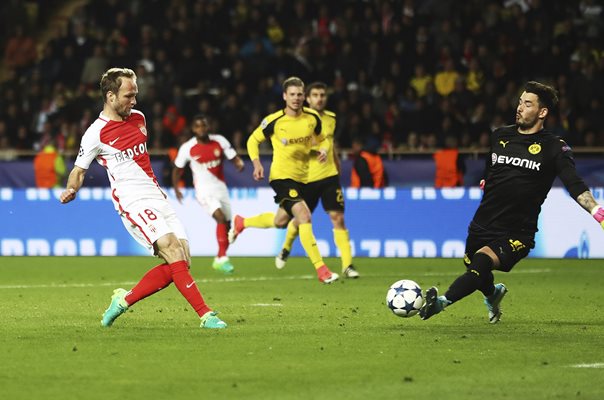 Valere Germain Monaco v Dortmund Champions League 2017