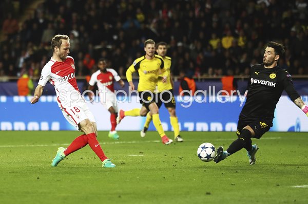 Valere Germain Monaco v Dortmund Champions League 2017
